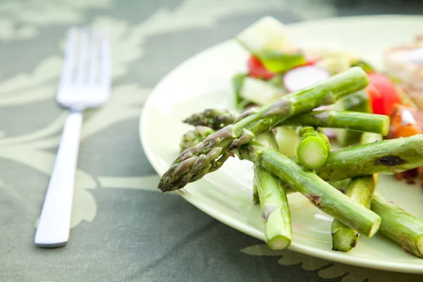 stock image Grilled asparagus