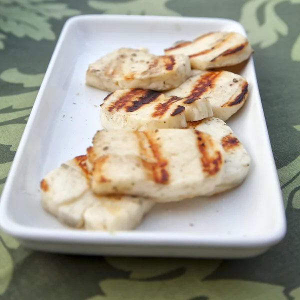 stock image Chargrilled Halloumi cheese