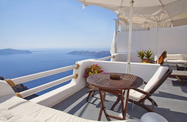 Santorini piękny widok — Zdjęcie stockowe