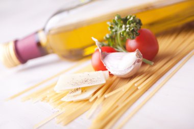 Italian food ingridients clipart
