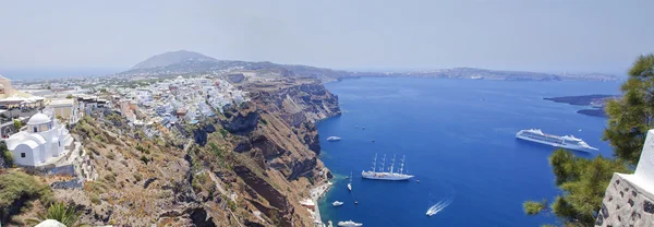 Santorini-panoráma — Stock Fotó