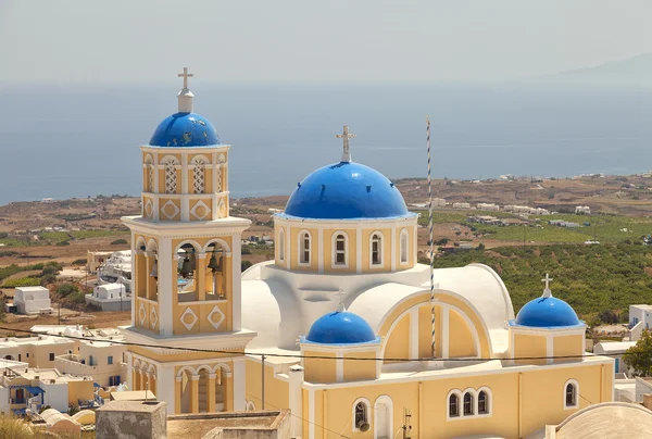 Santorini kerk — Stockfoto