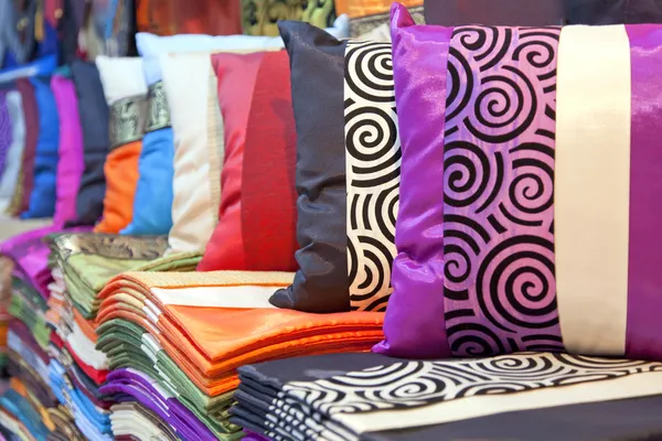 Silk cushions — Stock Photo, Image