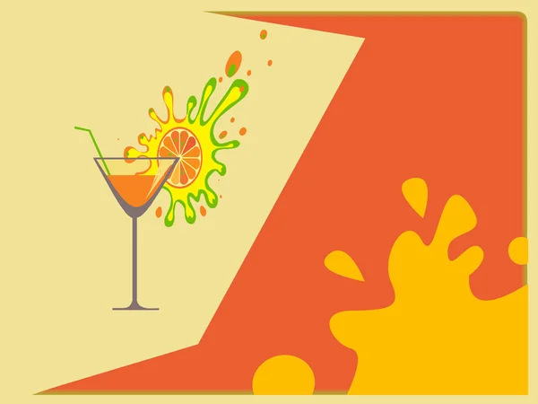 Cocktail fundo abstrato — Fotografia de Stock