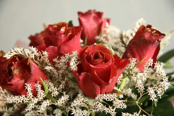 Red roses bunch — Stock Photo, Image