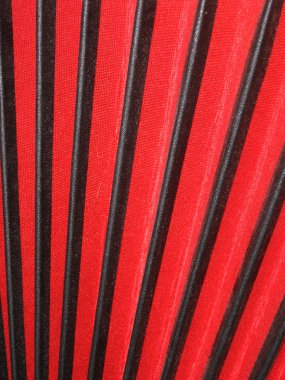 Bellows of accordion, red and black clipart