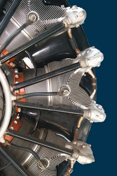 Motor radial de um avião — Fotografia de Stock