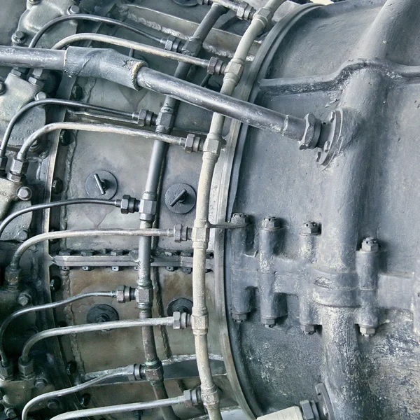 Aircraft engine part — Stock Photo, Image