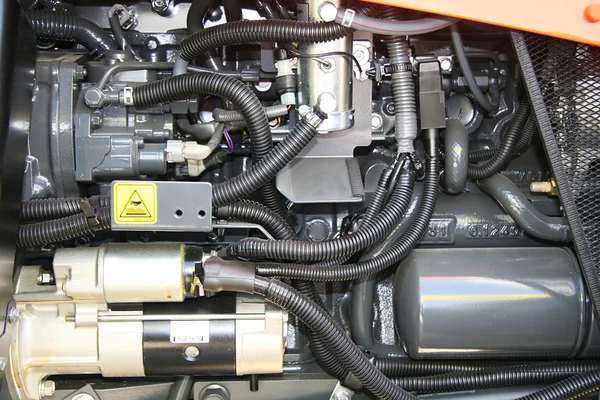 Novo motor a motor — Fotografia de Stock