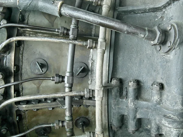 Jet engine pipes — Stock Photo, Image