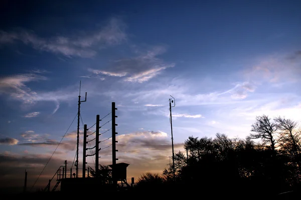 Метеорологическая станция Сонда — стоковое фото