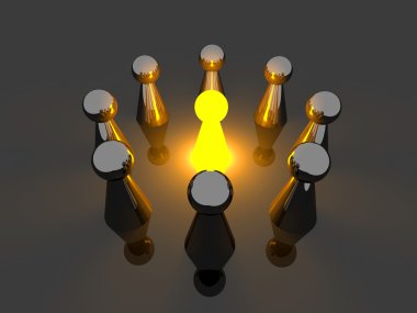 Illuminated One clipart