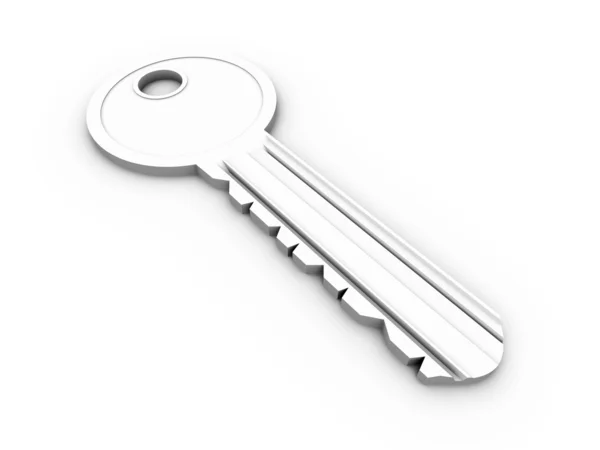 Pojedynczy klucz — Zdjęcie stockowe