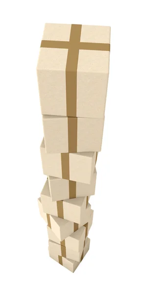 Stack of Packages — Stock Photo, Image