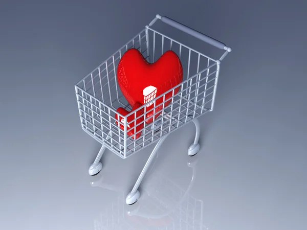 Shopping for Love — Stock Photo, Image