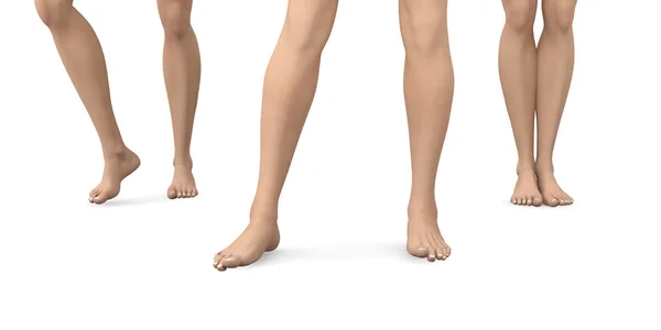 Босые ноги — стоковое фото