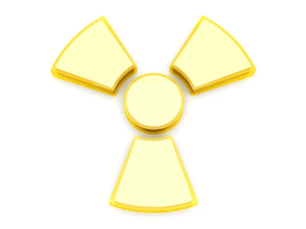 Radioaktives Zeichen — Stockfoto