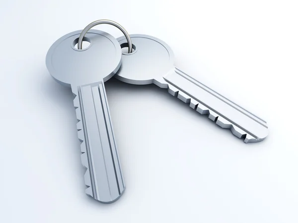 Para kluczy — Zdjęcie stockowe