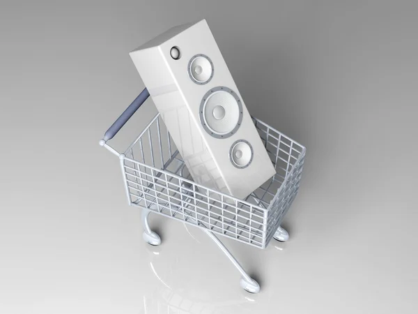 Musik-Shopping — Stockfoto