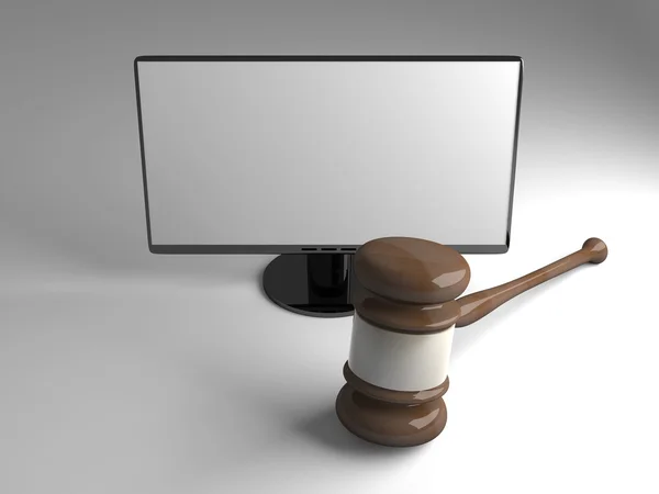Prawo online — Zdjęcie stockowe