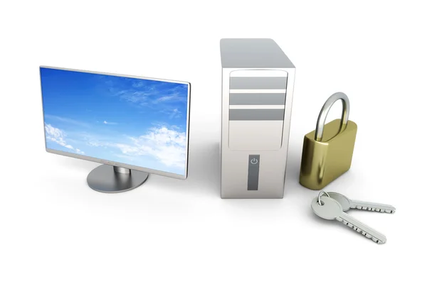 Seguridad informática — Foto de Stock