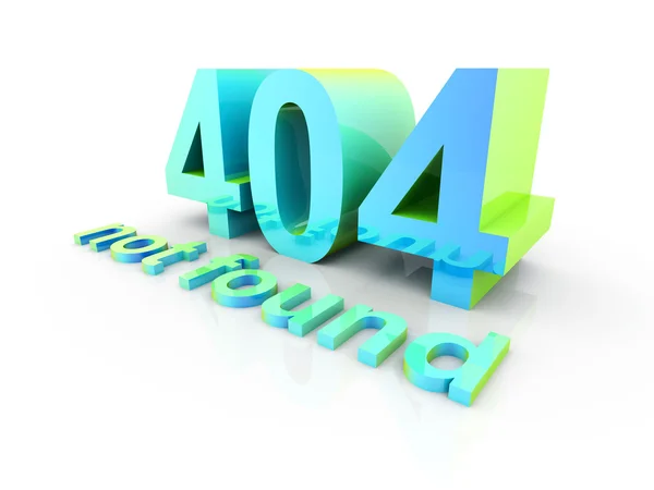 404 - hittades inte — Stockfoto