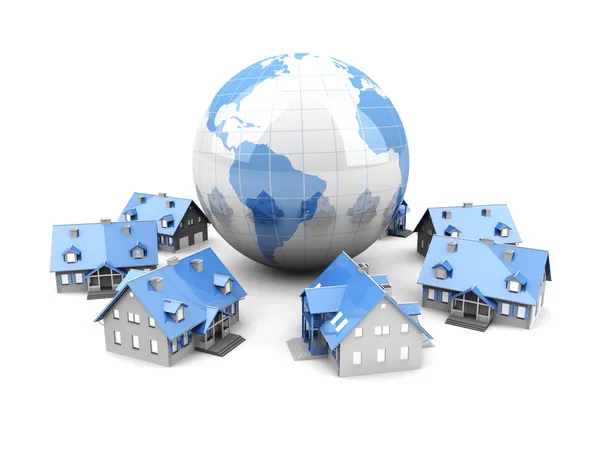 Globaler Immobilienmarkt — Stockfoto