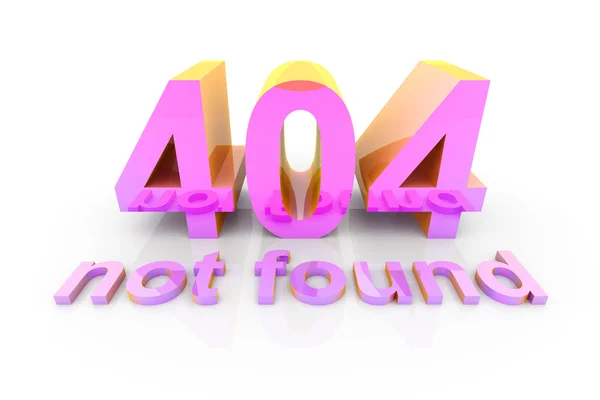 404-見つかりませんでした。 — ストック写真