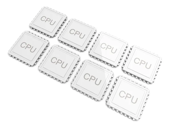 CPU de 8core — Fotografia de Stock