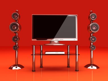 Home Entertainment System clipart