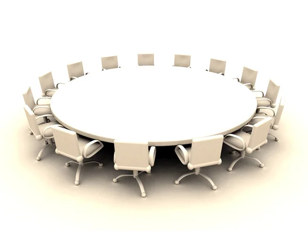Round Table — Stock Photo, Image