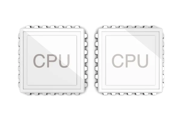 CPU mit doppeltem Kern — Stockfoto