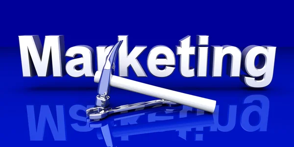 Hulpmiddelen van de marketing — Stockfoto