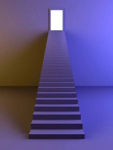빛 계단 — 스톡 사진