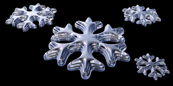 Snowflake Ornaments — Stock Photo, Image