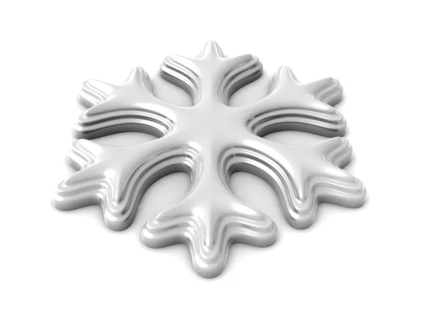 Snowflake Ornament - isolated — Stock Photo, Image