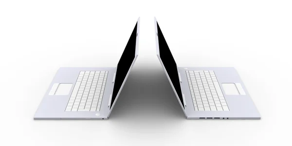 Zwei Laptops — Stockfoto