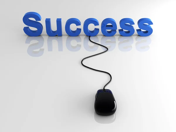Clicking Success — Stock Photo, Image