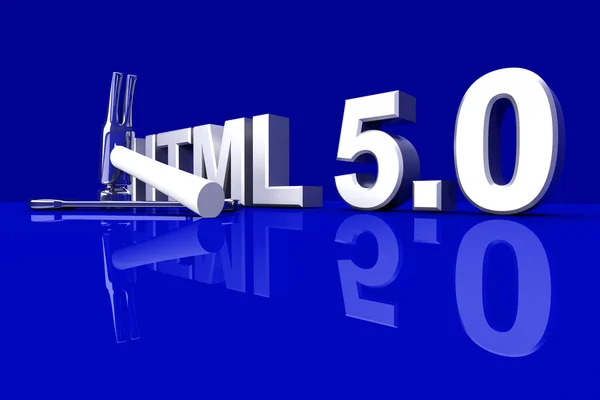 HTML 5.0 araçları — Stok fotoğraf