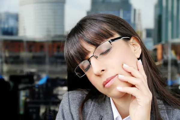 Daydreaming Business Woman — Stock Photo, Image