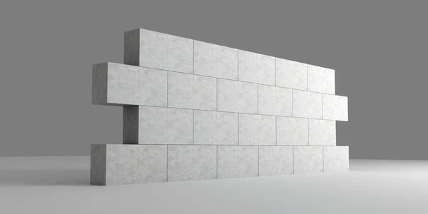 Mauer aus Ziegeln — Stockfoto