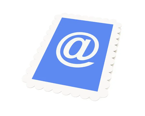 Znaczek pocztowy e-mail — Zdjęcie stockowe