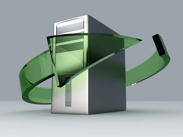 Desktop PC Recycling — Stock Photo, Image