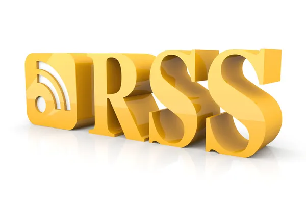 RSS - szimbólum — Stock Fotó