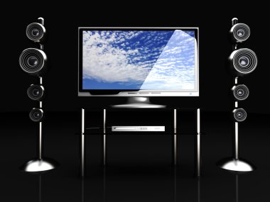 Home Entertainment System clipart