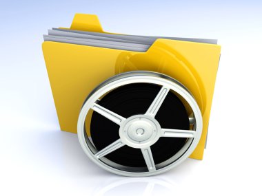 Digital Video Folder clipart