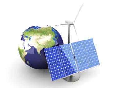 Alternative Energy - Asia clipart