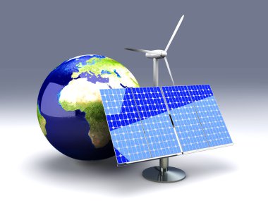 Alternative Energy - Europe clipart