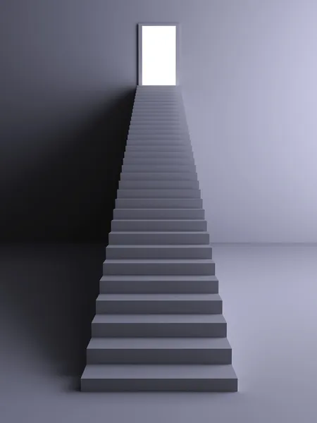 Merdiven ışık — Stok fotoğraf