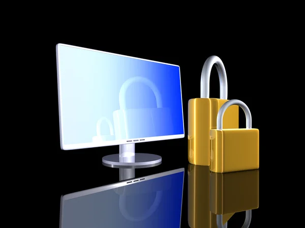 Secure Screen — Stock Photo, Image